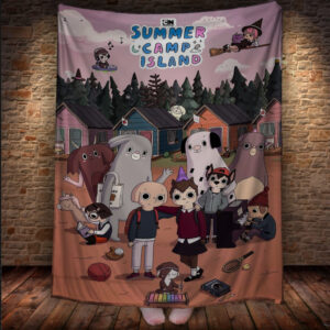 Плед з 3D принтом Summer camp island 150х200 см.