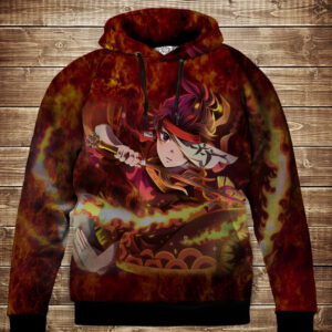 Толстівка 3D Demon Slayer Таджиро Дитячі і дорослі розміри ВСІ Розміри Преміум тканина