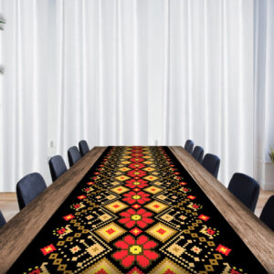 Раннер (доріжка на стіл) з принтом Вишиванка