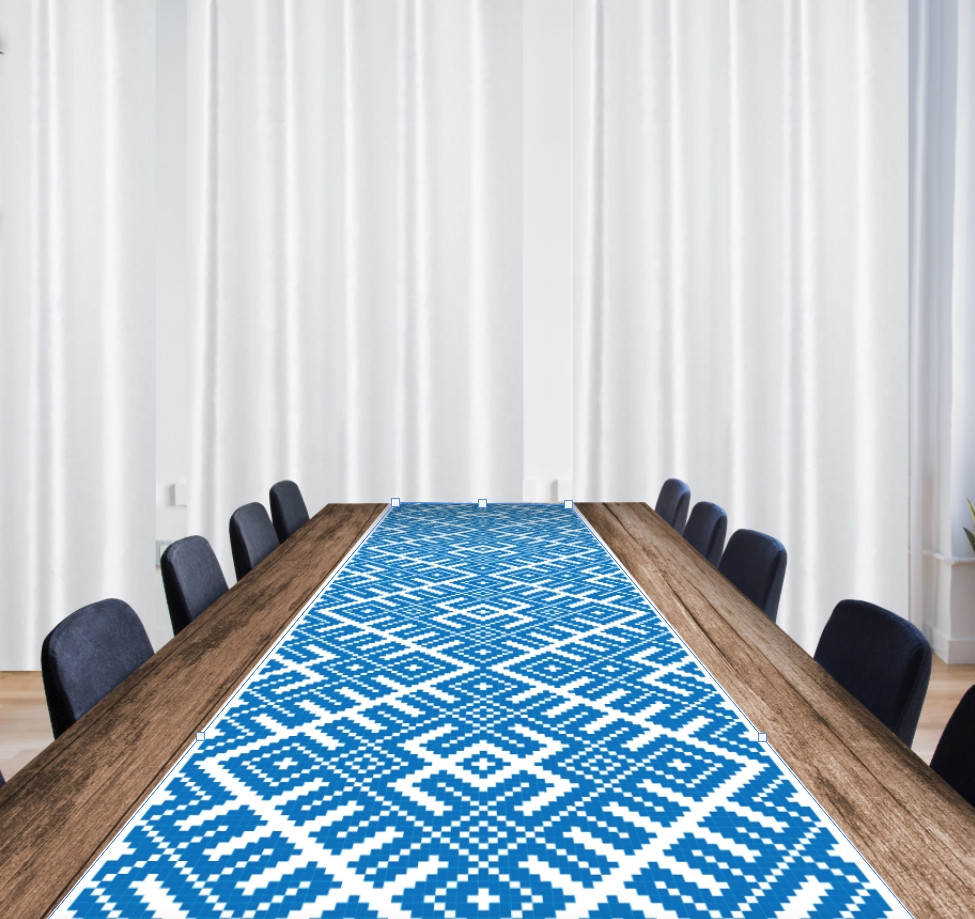 Раннер (доріжка на стіл) з принтом Вишиванка