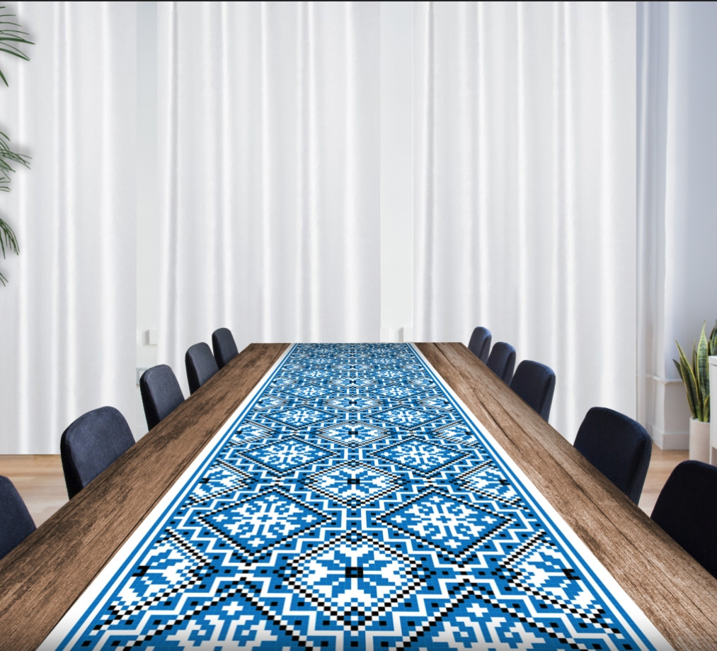 Раннер (доріжка на стіл) з принтом Вишиванка