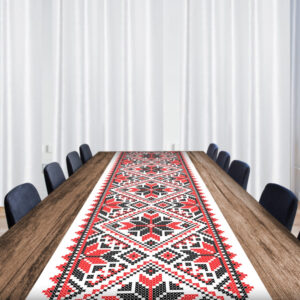 Раннер (доріжка на стіл) з принтом Вишиванка