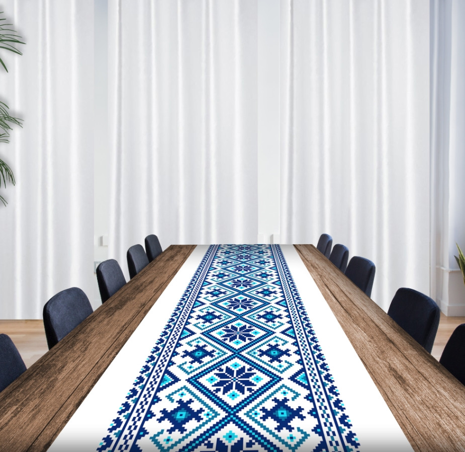 Раннер (доріжка на стіл) з принтом Вишиванка