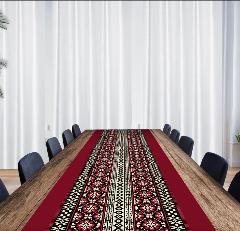 Раннер (доріжка на стіл) з принтом Вишиванка