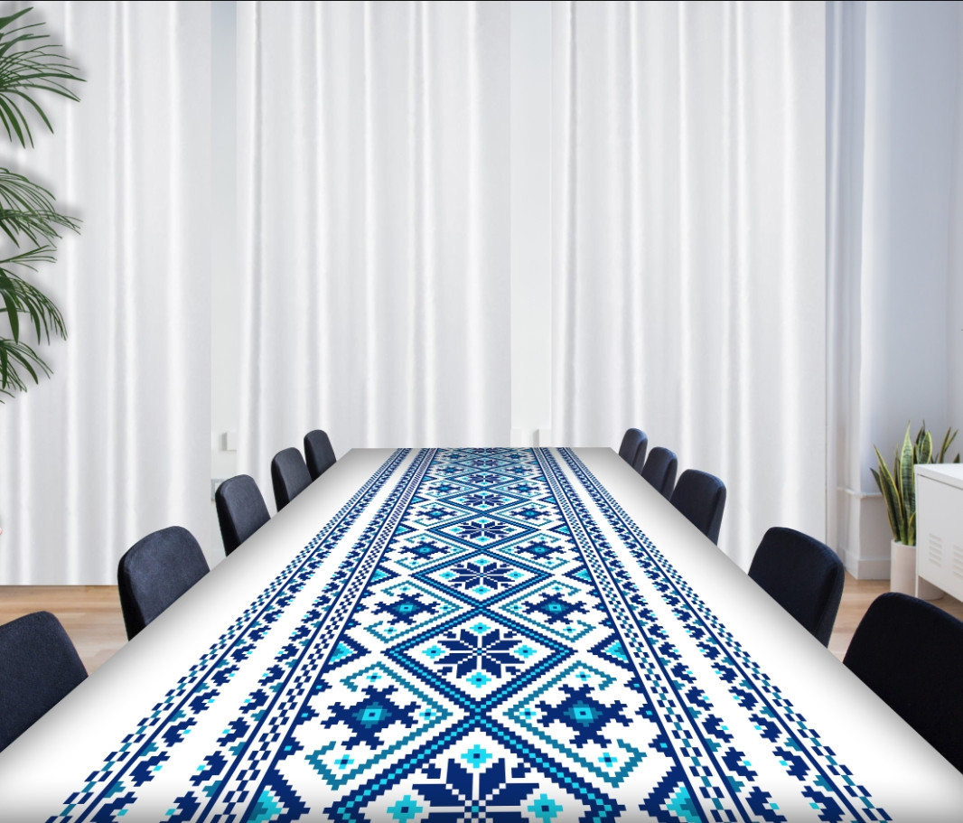 Скатертина з принтом Вишиванка