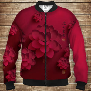 Бомбер з 3D принтом на тему Ромашки на ментоловому фоніДорослі і Дитячі розміри ВСІ Розміри Преміум тканина