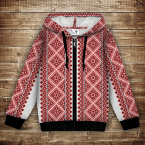 Худі з 3Д принтом Вишиванка етно - орнамент. Дорослі і Дитячі розміри ВСІ Розміри Преміум тканина