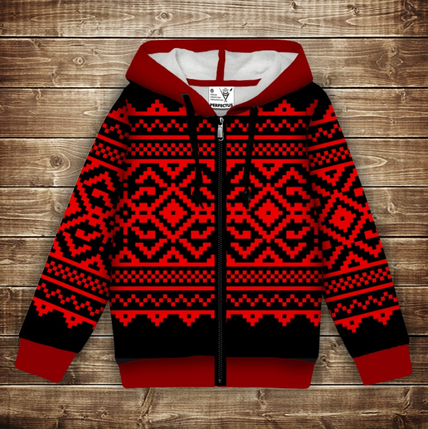 Худі з 3Д принтом Вишиванка етно - орнамент. Дорослі і Дитячі розміри ВСІ Розміри Преміум тканина