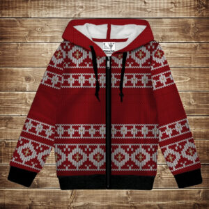 Худі з 3Д принтом Різдвяний (Скандинавський) етно орнамент. Дорослі і Дитячі розміри ВСІ Розміри Преміум тканина