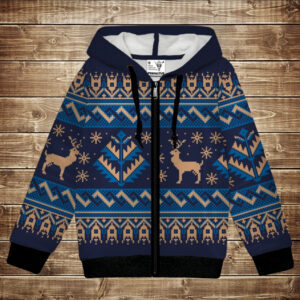 Худі з 3Д принтом Різдвяний (Скандинавський) етно орнамент. Дорослі і Дитячі розміри ВСІ Розміри Преміум тканина