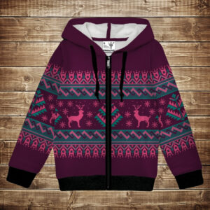 Худі з 3Д принтом Різдвяний (Скандинавський) етно орнамент. Дорослі і Дитячі розміри ВСІ Розміри Преміум тканина