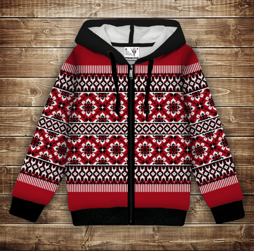 Худі з 3Д принтом Вишиванка етно орнамент. Дорослі і Дитячі розміри ВСІ Розміри Преміум тканина