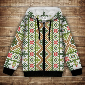 Худі з 3Д принтом Вишиванка (80) етно орнамент. Дорослі і Дитячі розміри ВСІ Розміри Преміум тканина