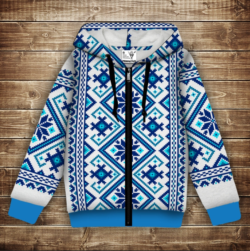 Худі з 3Д принтом Вишиванка етно орнамент. Дорослі і Дитячі розміри ВСІ Розміри Преміум тканина
