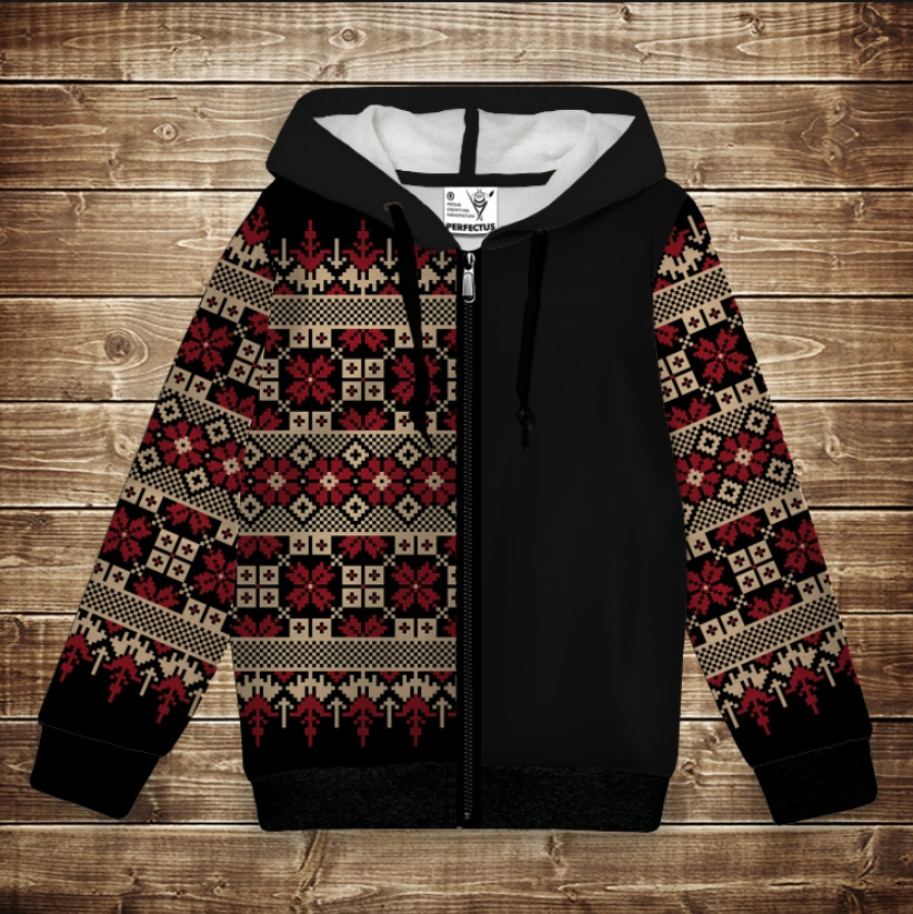 Худі з 3Д принтом Вишиванка етно орнамент. Дорослі і Дитячі розміри ВСІ Розміри Преміум тканина