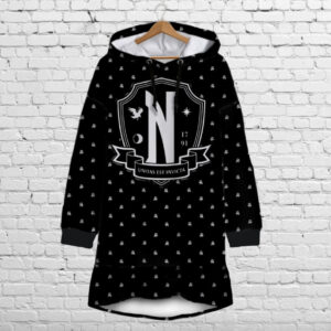 Плаття-худі рожеве з капюшоном і воланом Академія Невермор Венздей Аддамс (Wednesday Addams) Дитячі і дорослі розміри. ВСІ Розміри