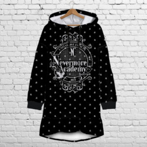 Плаття-худі рожеве з капюшоном і воланом Академія Невермор Венздей Аддамс (Wednesday Addams) Дитячі і дорослі розміри. ВСІ Розміри