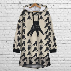 Плаття-худі рожеве з капюшоном і воланом Річ Венздей Аддамс (Wednesday Addams) Дитячі і дорослі розміри. ВСІ Розміри Преміум