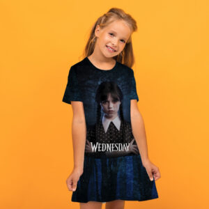 Плаття з воланом Венсдей Аддамс Wednesday Addams Дитячі і дорослі розміри. ВСІ Розміри Преміум тканина