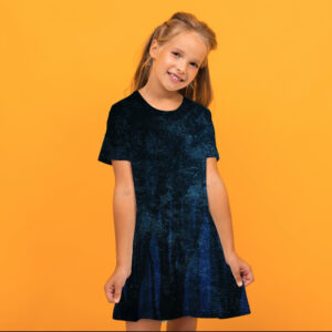 Плаття з воланом Космос Дитячі і дорослі розміри. ВСІ Розміри Преміум тканина