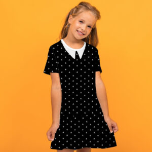 Плаття з воланом Венсдей Аддамс Wednesday Addams Дитячі і дорослі розміри. ВСІ Розміри Преміум тканина