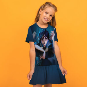 Плаття з воланом Венсдей Аддамс Wednesday Addams Дитячі і дорослі розміри. ВСІ Розміри Преміум тканина