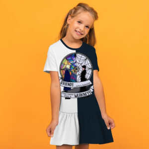 Плаття з воланом Еніт і Венсдей Аддамс Wednesday Addams Дитячі і дорослі розміри. ВСІ Розміри Преміум тканина