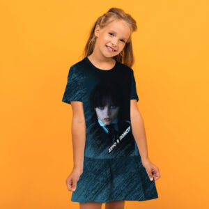 Плаття з воланом Венсдей Аддамс Wednesday Addams Дитячі і дорослі розміри. ВСІ Розміри Преміум тканина