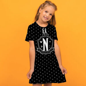 Плаття з воланом Академія Невермор Венсдей Аддамс Wednesday Addams Дитячі і дорослі розміри. ВСІ Розміри Преміум тканина