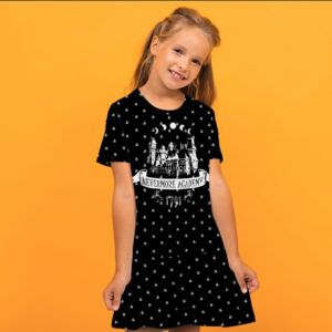 Плаття з воланом Академія Невермор Венсдей Аддамс Wednesday Addams Дитячі і дорослі розміри. ВСІ Розміри Преміум тканина