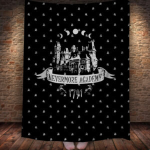 Плед з 3D принтом Академія Неверморт Вензді Аддамс