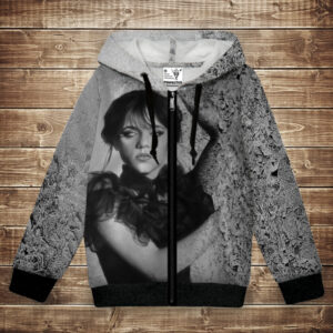 Худі з 3D принтом Вензді Аддамс (Wednesday Addams) Всі розміри. ВСІ Розміри Преміум тканина