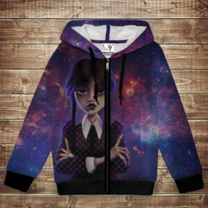 Худі з 3D принтом Вензді Аддамс (Wednesday Addams) Всі розміри. ВСІ Розміри Преміум тканина