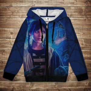 Худі з 3D принтом Вензді Аддамс (Wednesday Addams) Всі розміри. ВСІ Розміри Преміум тканина