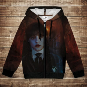 Худі з 3D принтом Вензді Аддамс (Wednesday Addams) Всі розміри. ВСІ Розміри Преміум тканина