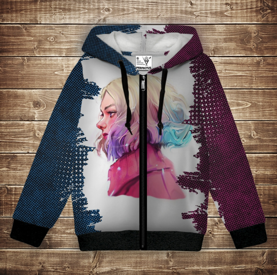 Худі з 3D принтом Вензді Аддамс і Еніт (Wednesday Addams) Всі розміри. ВСІ Розміри Преміум тканина