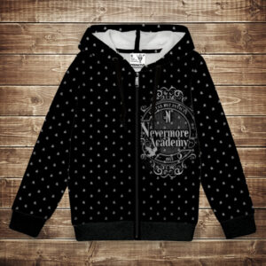 Худі з 3D принтом Академія Невермор Вензді Аддамс (Wednesday Addams) Всі розміри. ВСІ Розміри Преміум тканина