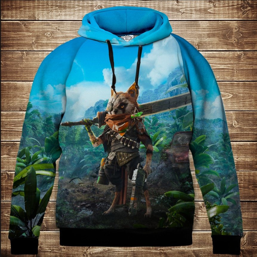 Толстівка з 3D принтом Valheim Дитячі і дорослі розміри. ВСІ Розміри Преміум тканина