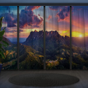 Штори з Фотоштораом на тему: Вечір