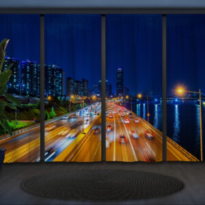 Штори з Фотоштораом на тему: Нічна автострада (2)