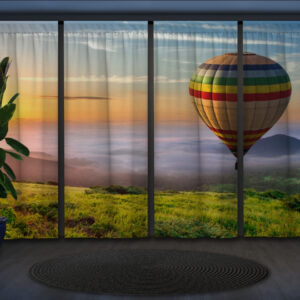 Штори з Фотоштораом на тему: Повітряна куля