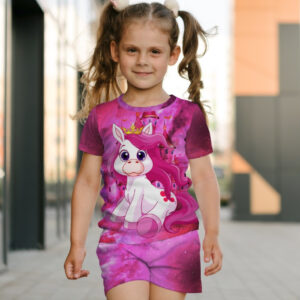 Костюм футболка + шорти з 3D принтом Поні