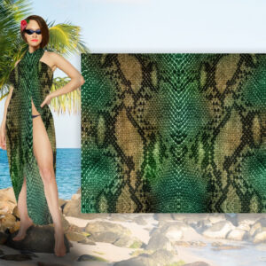 Парео-хустка-палантин 10 в 1 з принтом Змія ВСІ Розміри