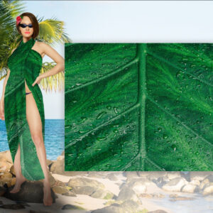 Парео-платок-палантин 10 в 1 с принтом Лист ВСІ Розміри