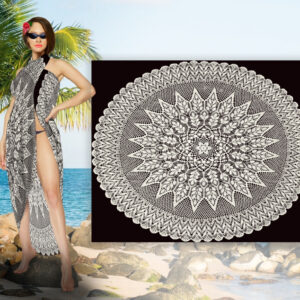 Парео-хустка-палантин 10 в 1 з принтом Мереживо ВСІ Розміри