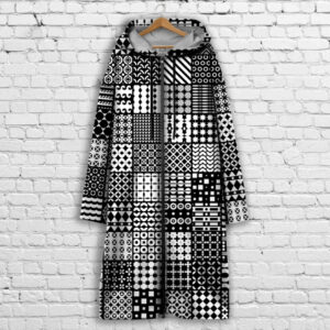 Кардиган - худі на блискавці з 3Д принтом Етно печворк ВСІ Розміри Преміум тканина