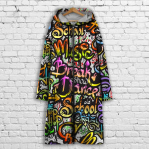 Кардиган - худі на блискавці з 3Д принтом Графіті ВСІ Розміри Преміум тканина