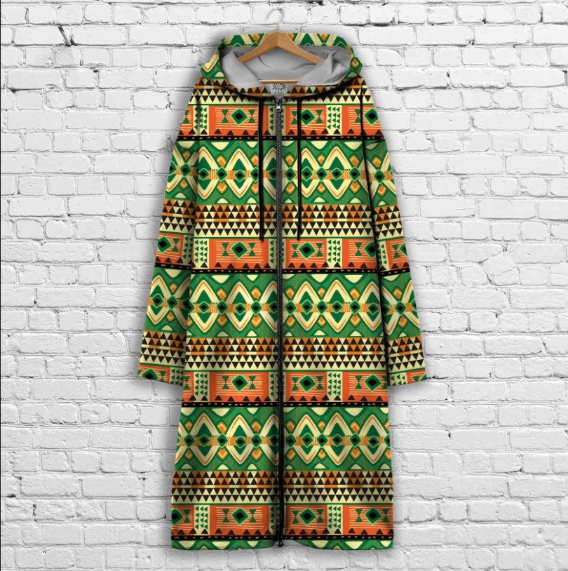 Кардиган - худи на молнии с 3Д принтом Етно орнамент ВСІ Розміри Преміум тканина