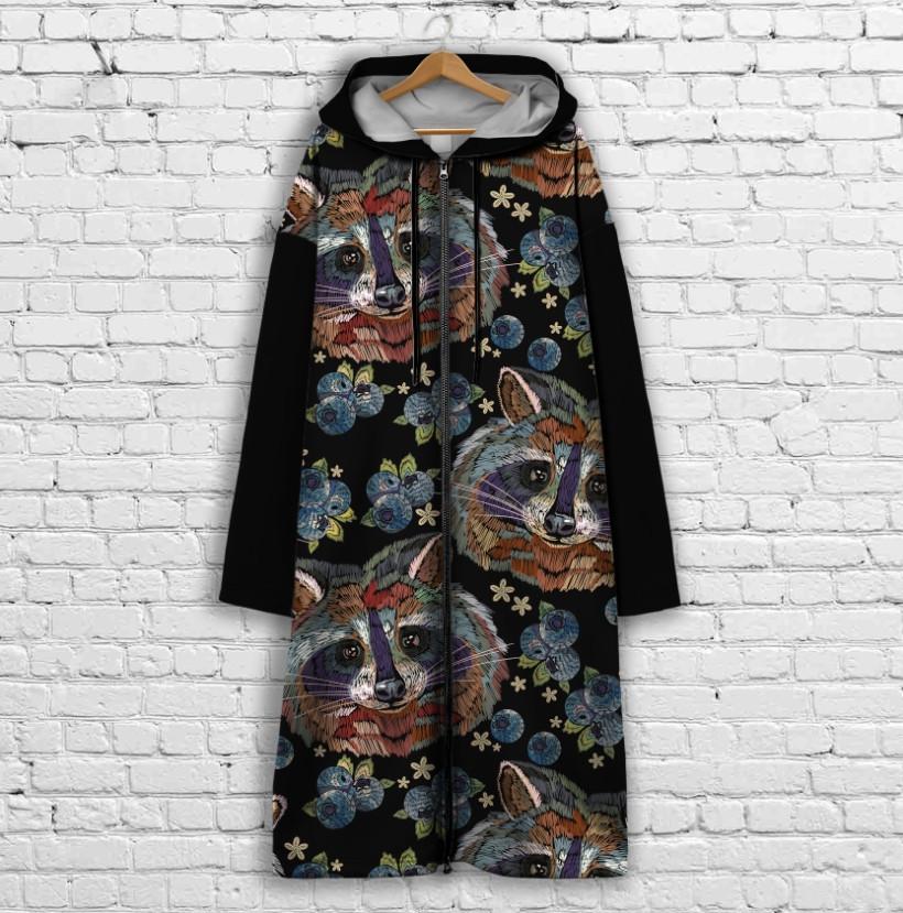 Кардиган - худі на блискавці з 3Д принтом Єноти ВСІ Розміри Преміум тканина