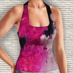 Майка 3D з принтом Рожевий дим Дорослі і Дитячі розміри ВСІ Розміри Преміум тканина